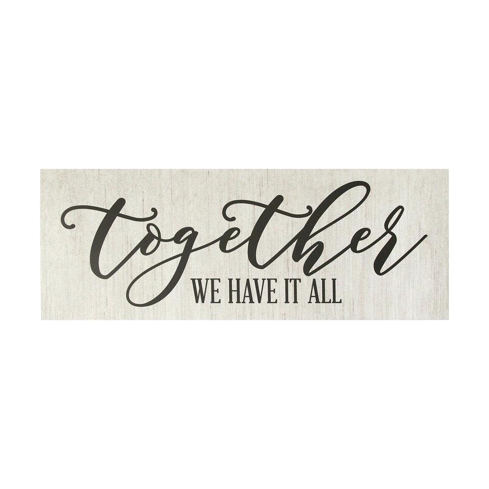 Stratton Home Decor Together we have it all Oversized Wall Art