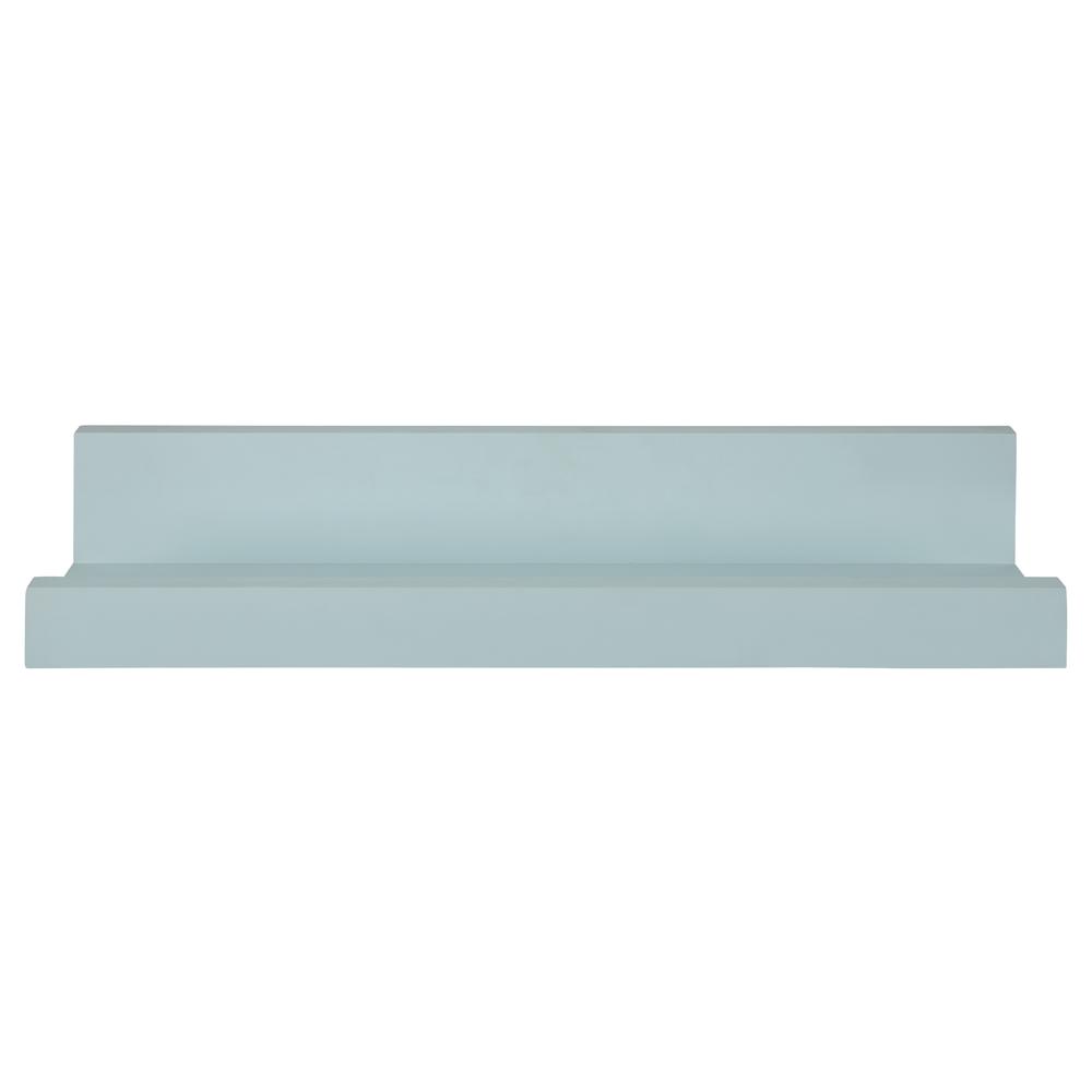 Stratton Home Decor Light Blue Floating Wall Shelf