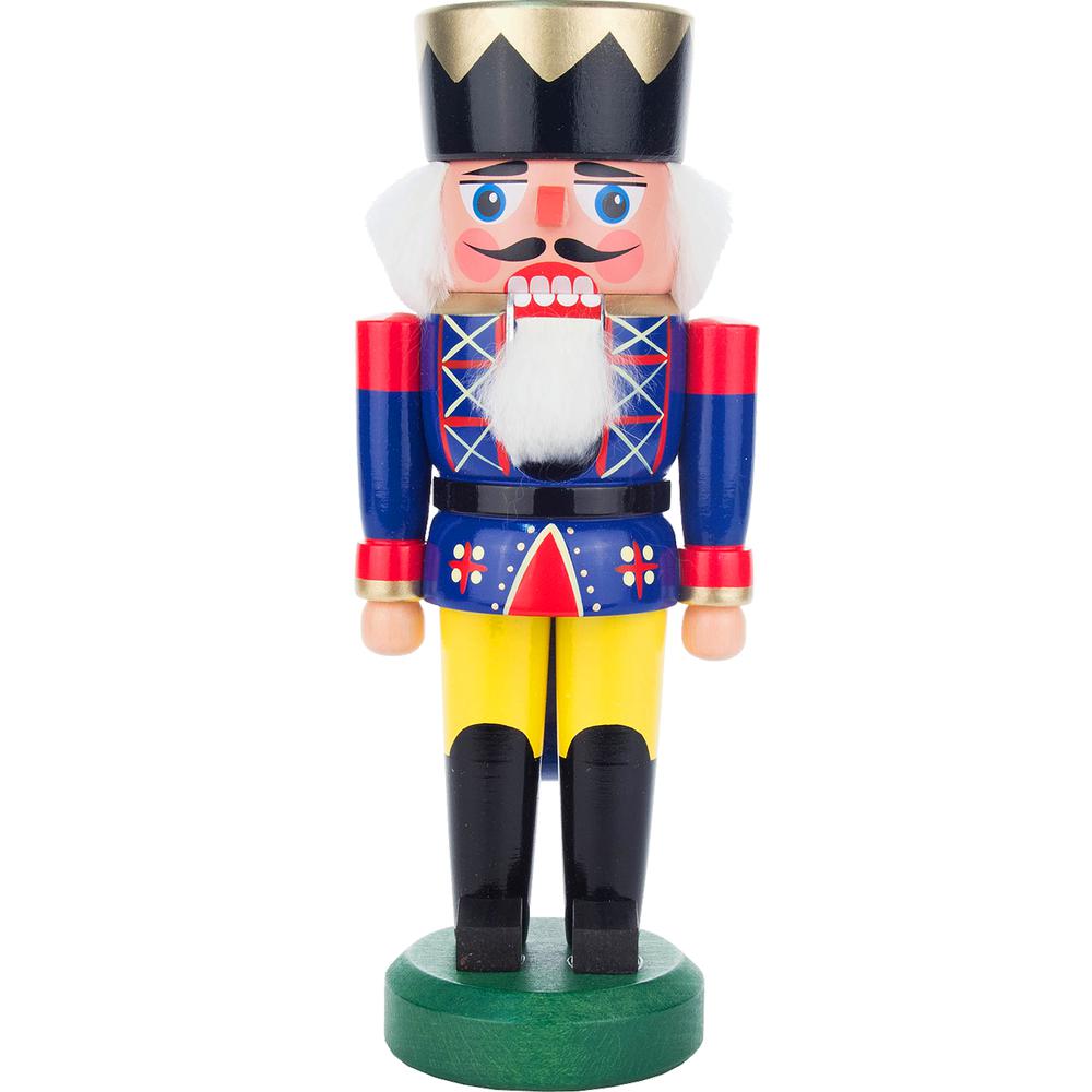 012-017-1 - Dregeno Nutcracker - Blue King - 8.25"H x 3.25"W x 2.5"D