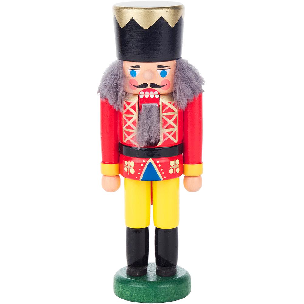 Dregeno Nutcracker - Red King - 6.5"H x 1.5"W x 1.5"D