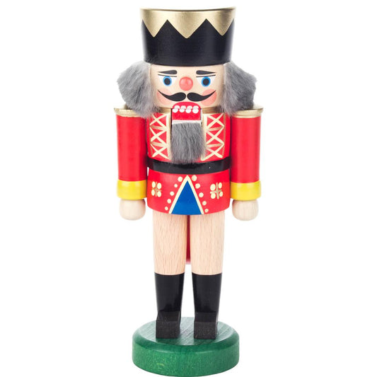 Dregeno Nutcracker - Red king - 7"H x 3"W x 2.25"D