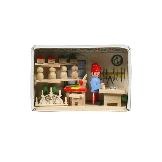 Dregeno Matchbox - Toymaker - 1.5"H x 2.25"W x .75"D