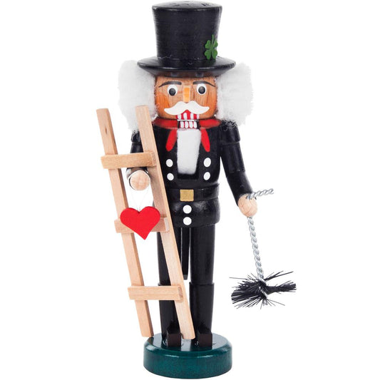 Dregeno Mini Nutcracker - Chimney Sweep - 5.5"H x 2.25"W x 2"D