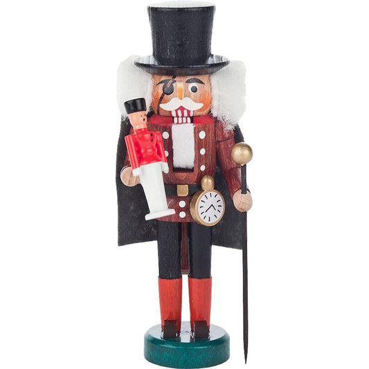 Dregeno Mini Nutcracker - Drosselmeyer - 5.5"H x 1.75"W x 1.25"D