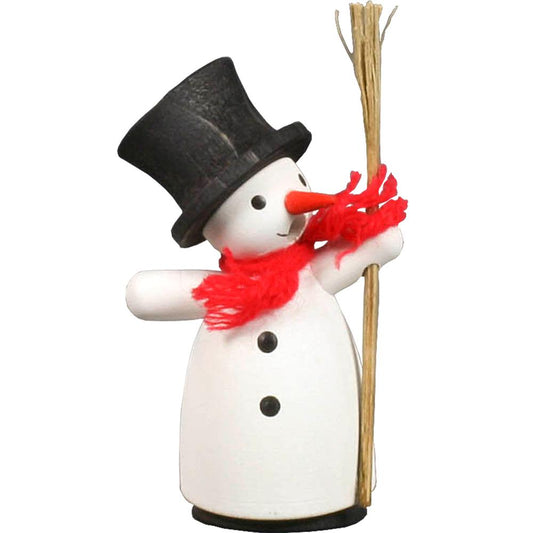 Dregeno Incense Burner - Snowman - 3.25"H x 2.25"W x 1.75"