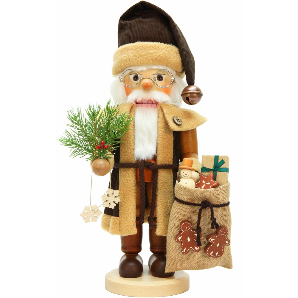 Christian Ulbricht Nutcracker - Santa (Natural) - 15.75"H x 9.5"W x 7"D