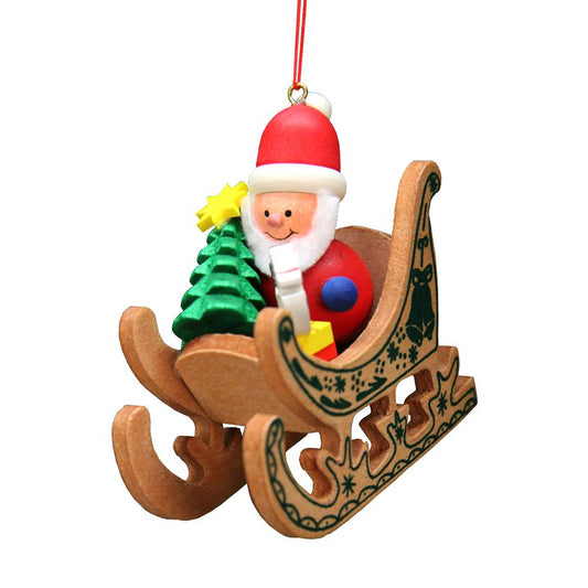 Christian Ulbricht Ornament - Santa Sled - 2.75"H x 1.5"W x 3"D