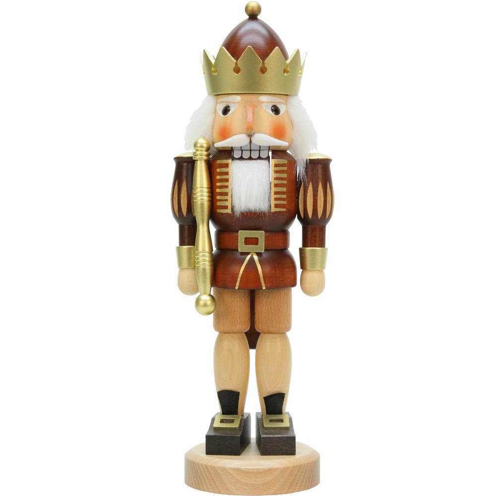 Christian Ulbricht Nutcracker - King (Natural) - 15.75"H x 5.5"W x 4.25"D