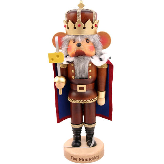 Christian Ulbricht Nutcracker - Mouse King - 16.5"H x 6"W x 6"D