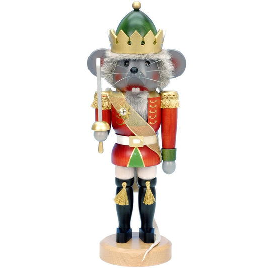 Christian Ulbricht Nutcracker - Mouse King - 15.5"H x 6.25"W x 5.5"D