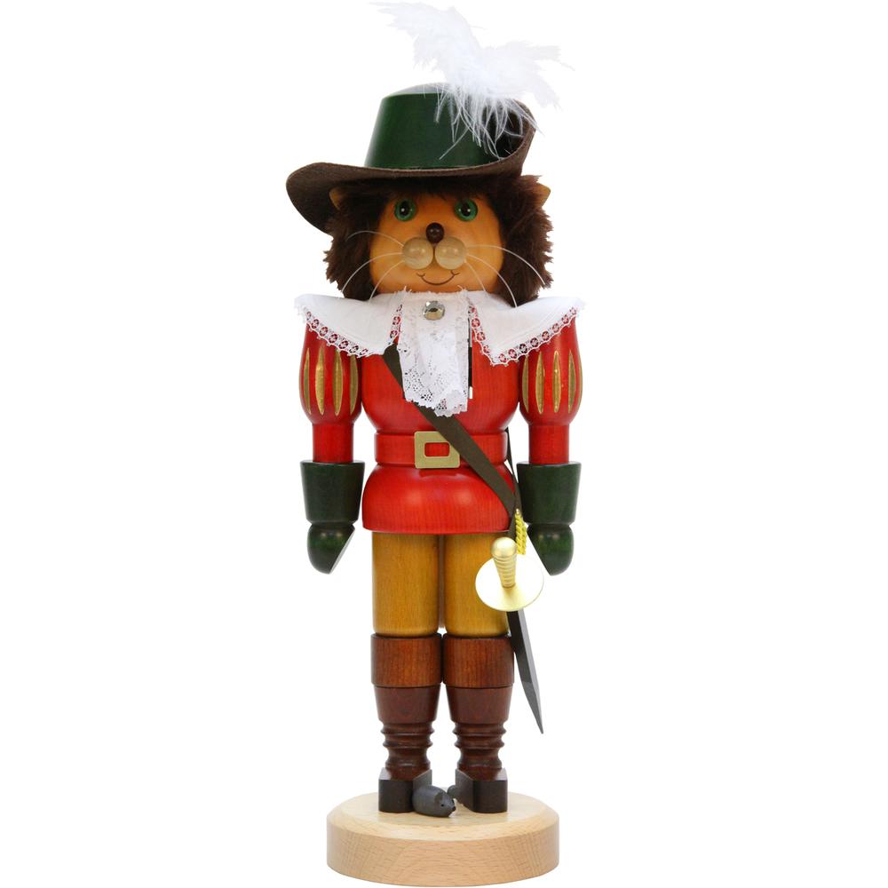 Christian Ulbricht Nutcracker - Puss 'N Boots - 15"H x 5.75"W x 5"D