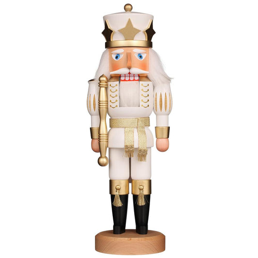 Christian Ulbricht Nutcracker - White Prince - 15.4"H x 5.3"W x 4.5"D