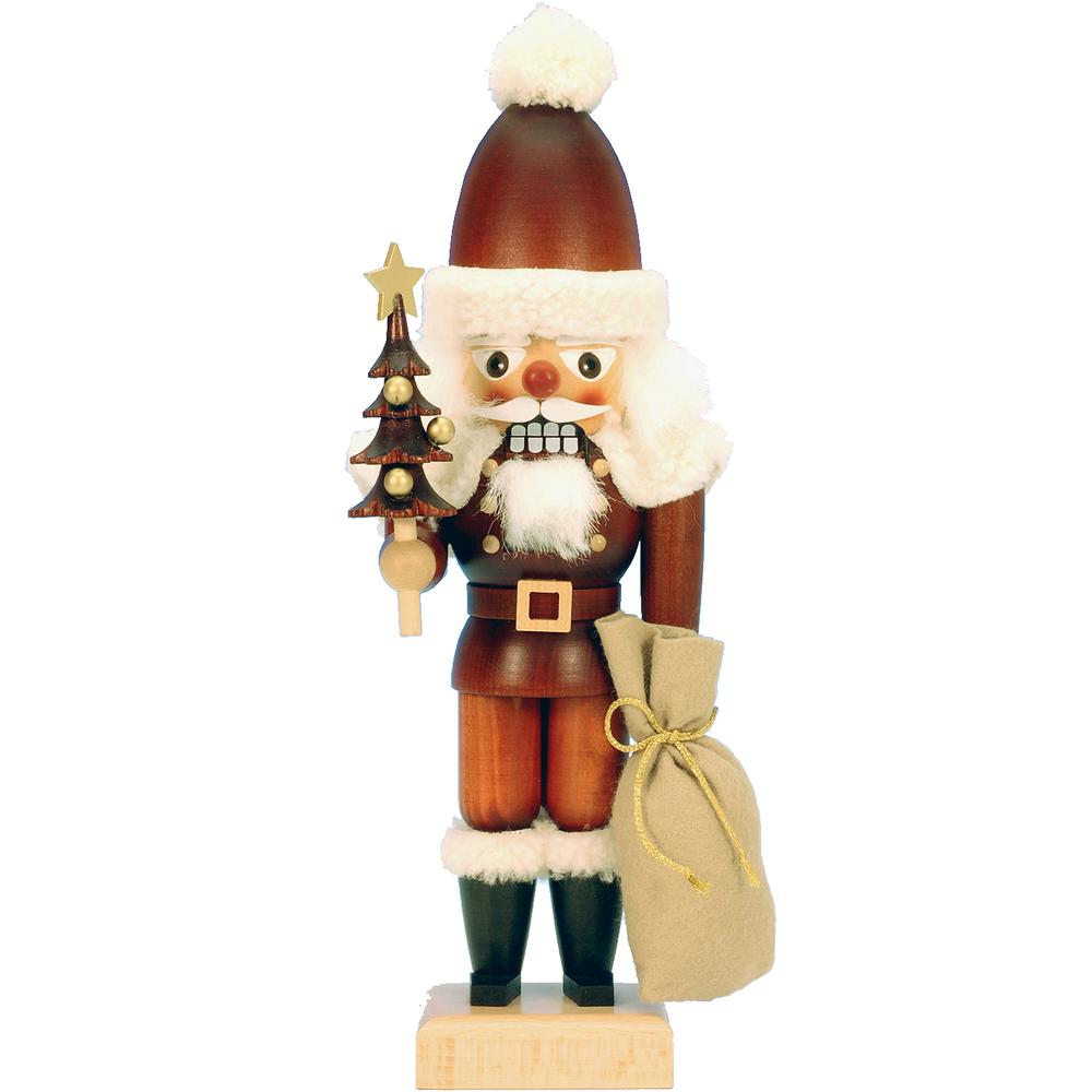 Christian Ulbricht Nutcracker - Santa Natural) - 11.5"H x 4"W x 3.5"D