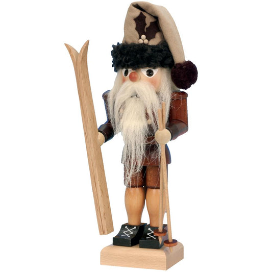 Christian Ulbricht Nutcracker - Skier (Natural) - 10.5"H x 4"W x 4.5"D