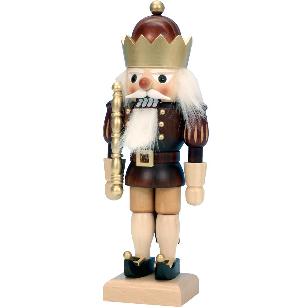 Christian Ulbricht Nutcracker - King (Natural) - 10.5"H x 4"W x 3"D