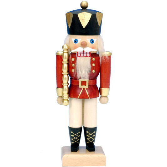 Christian Ulbricht Nutcracker - Red King - 10.5"H x 4"W x 3"D