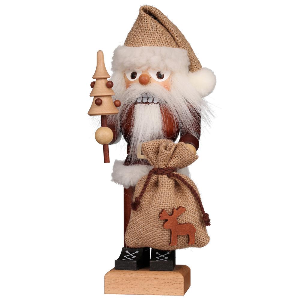 Christian Ulbricht Nutcracker - Santa (Natural) - 10.2"H x 3.9"W x 4.1"D