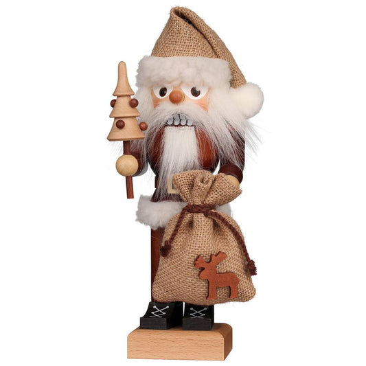 Christian Ulbricht Nutcracker - Santa (Natural) - 10.2"H x 3.9"W x 4.1"D