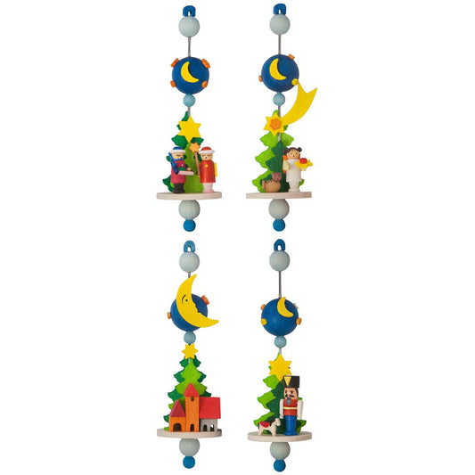 4910 - Graupner Ornament - Assorted Lunar - 4.5"H x 1"W x 1"D