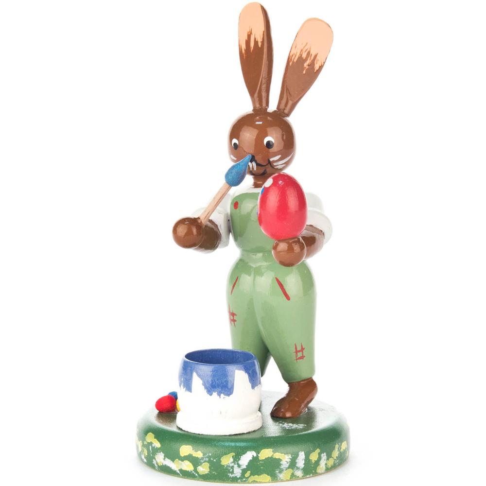 Dregeno Easter Figure - Bunny Artist - 4.1"H x 2.25"W x 2.1'D