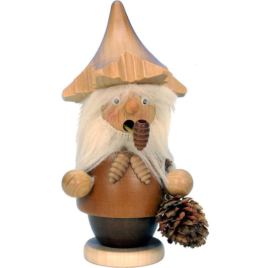 Christian Ulbricht Incense Burner - Tree Gnome (Natural) - 5.25"H x 3"W x 3"D