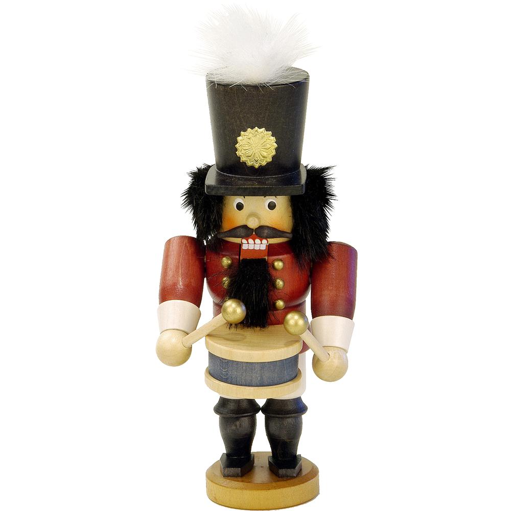 Christian Ulbricht Nutcracker - Drummer - 7"H x 3.25"W x 3.25"D