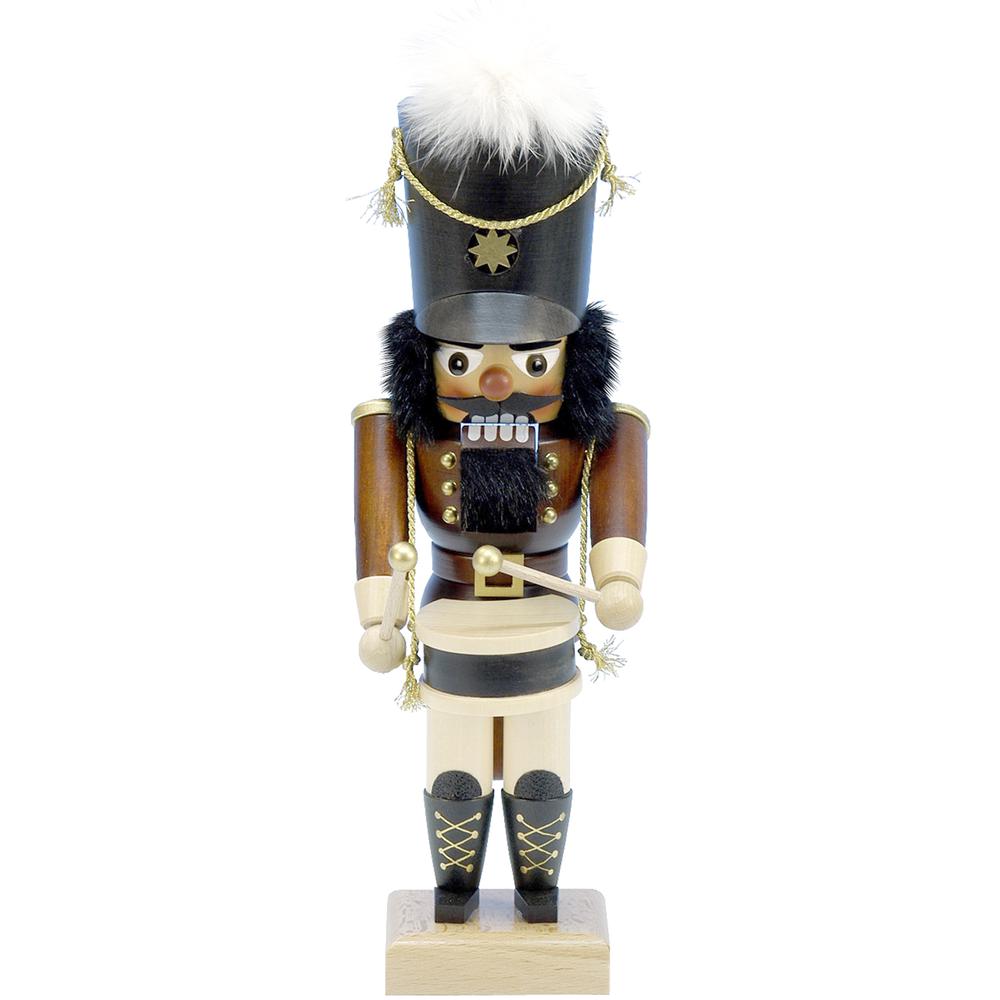 Christian Ulbricht Mini Nutcracker - Drummer (Natural) - 12.5"H x 4"W x 4.5"D