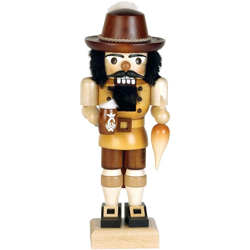 Christian Ulbricht Nutcracker - Bavarian (Natural) - 10"H x 4"W x 3"D