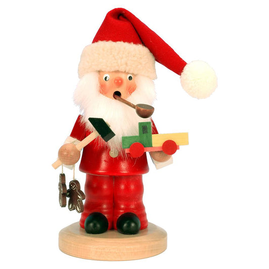 Christian Ulbricht Incense Burner - Santa with Toys - 7.75"H x 4.75"W x 3.75"