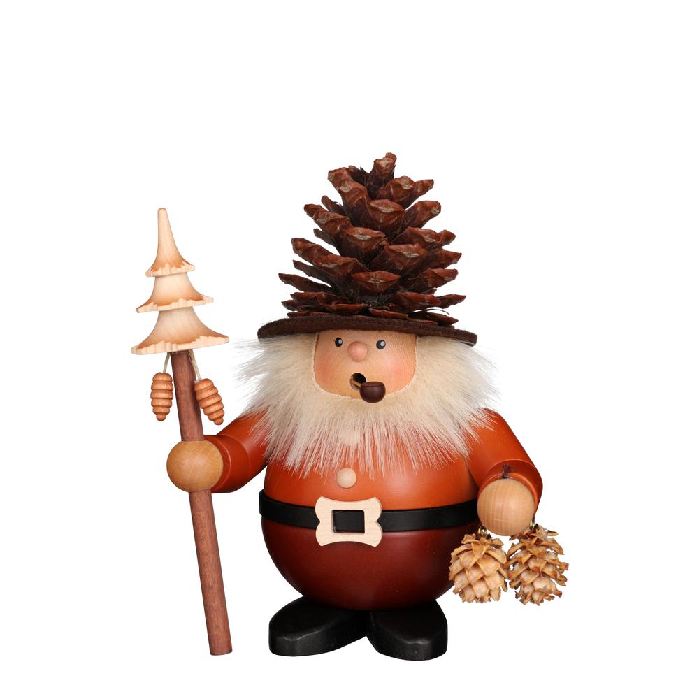 Christian Ulbricht Smoker - Rolly Polly Pinecone Man (Natural) - 7.25"H x 6.1"W x 4.1"D