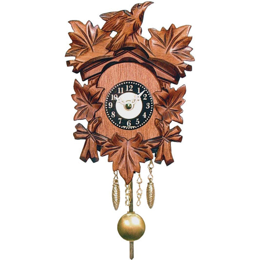 0125-1QP - Engstler Battery-operated Clock - Mini Size with Music/Chimes - 5.5"H x 4.25"W x 3.25"D