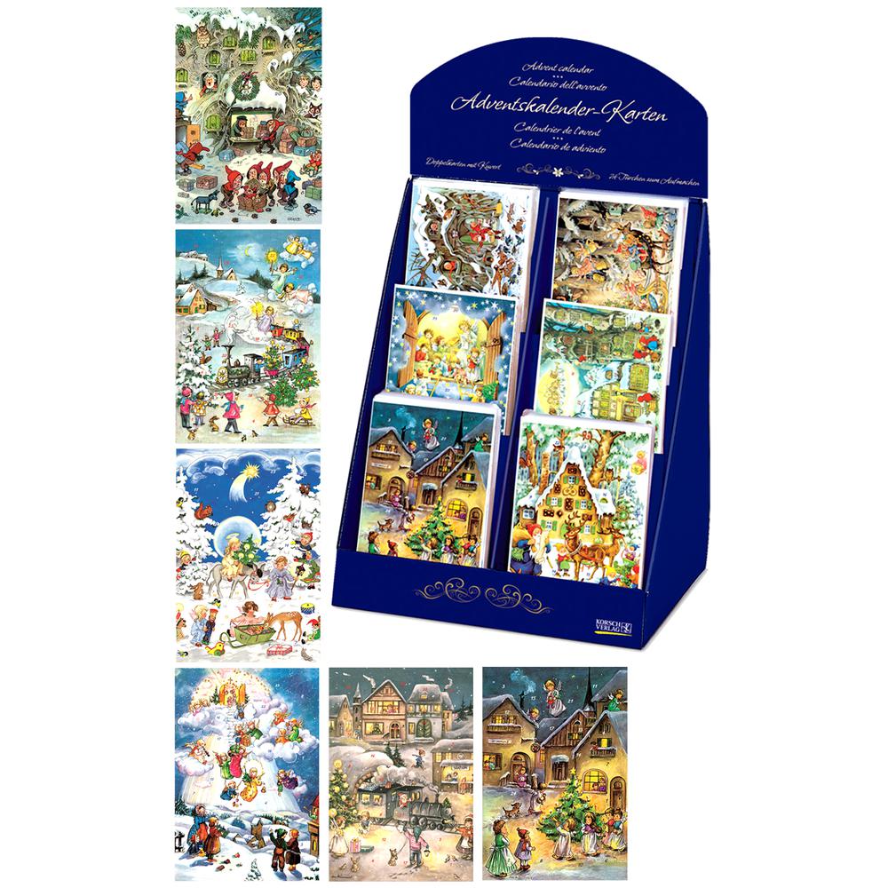 Advent Card Assortment (Box of 60) - 6.75"H x 4.5"W x .1"D