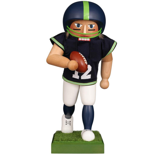 Christian Ulbricht Nutcracker - Football Star - 16.25"H x 7.25"W x 9.75"D