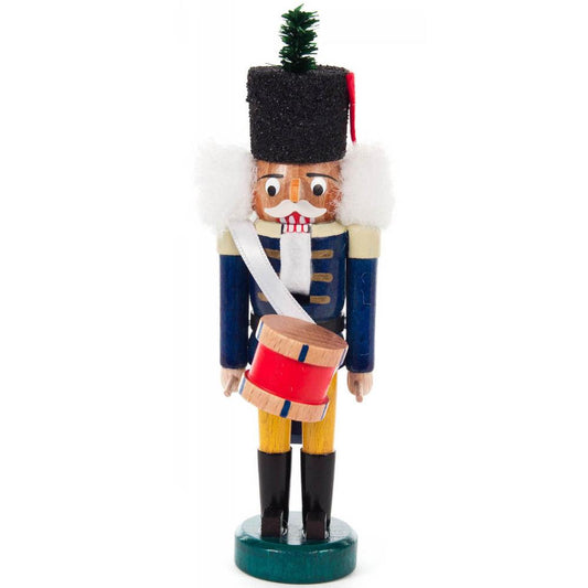 Dregeno Mini Nutcracker - Drummer - 6"H x 2"W x 2"D