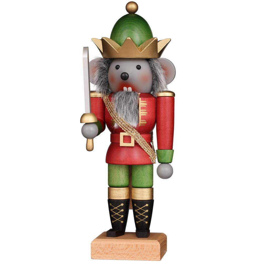 Christian Ulbricht Nutcracker - Mouse King - 10.6"H x 3.75"W x 3.75"D