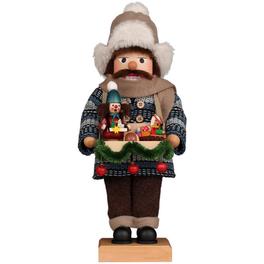 Christian Ulbricht Nutcracker - Toy Peddler - 19.5"H x 7.75"W x 8.1"D