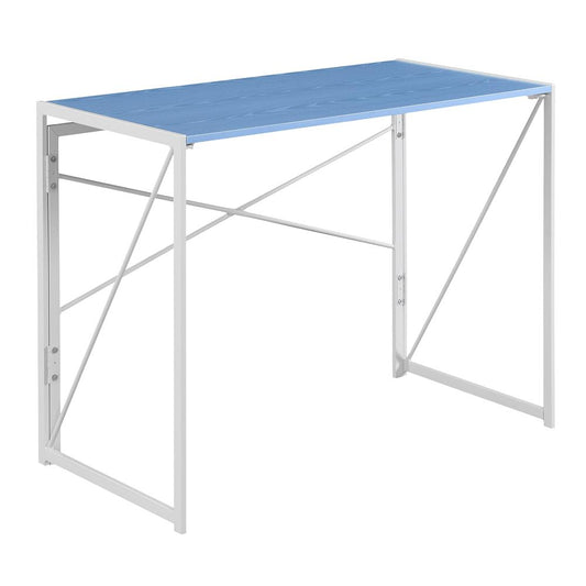 Xtra Folding Desk, Blue/White