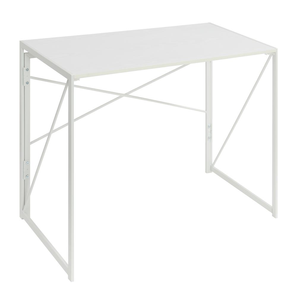 Xtra Folding Desk White / White