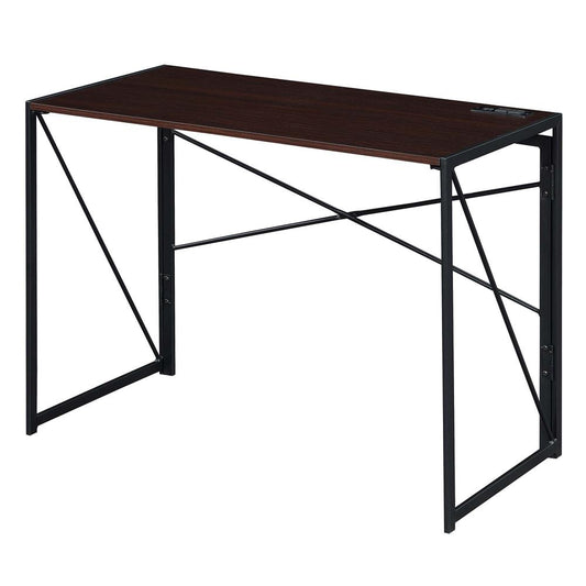 Xtra Folding Desk with Charging Station, R7-137