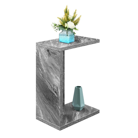 Northfield Admiral C End Table Gray Faux Marble