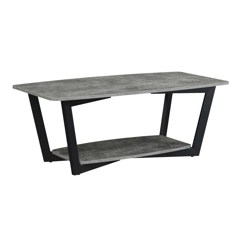 Graystone Coffee Table with Shelf,