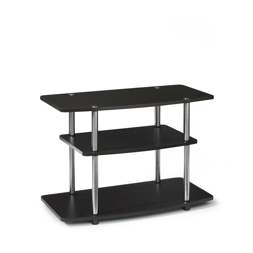 Designs2Go No Tools 3 Tier TV Stand Espresso