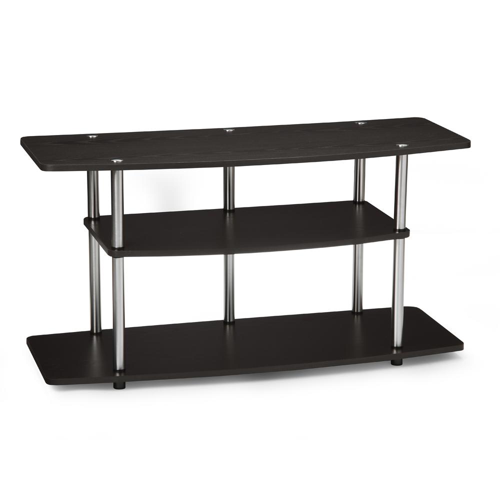 Designs2Go No Tools 3 Tier Wide TV Stand Espresso