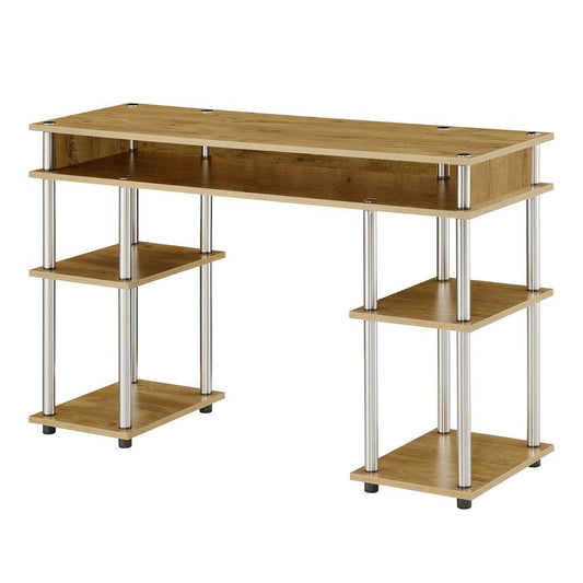 Designs2Go No Tools Student Desk with Shelves, R4-0541