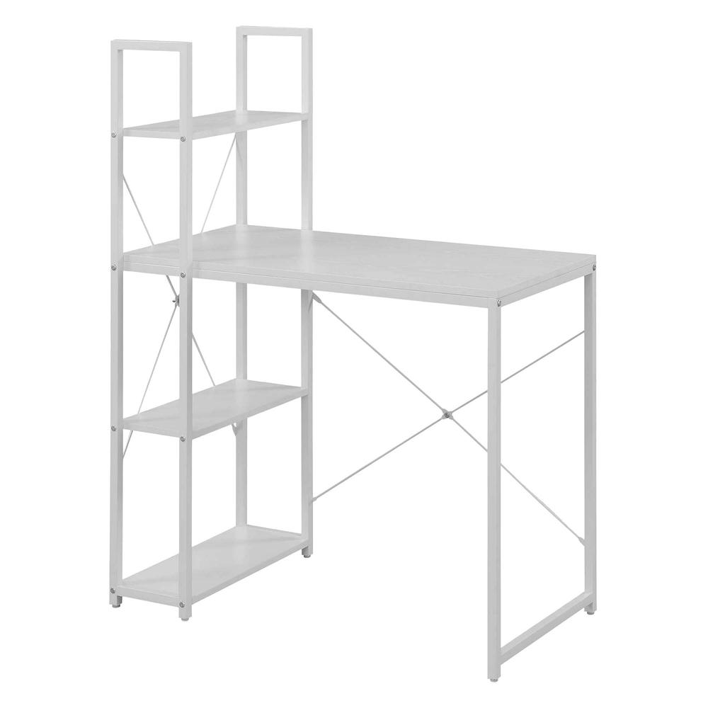 Designs2Go Office Workstation with Shelves, R4-0558