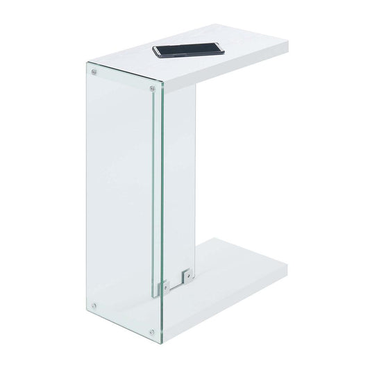 SoHo C End Table, White