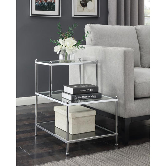 Royal Crest 3 Tier Step End Table