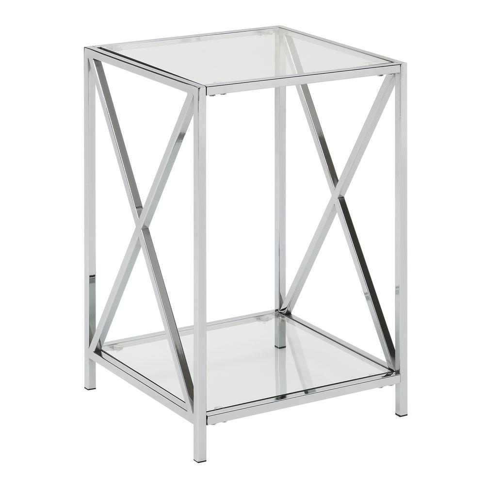 Oxford Chrome End Table