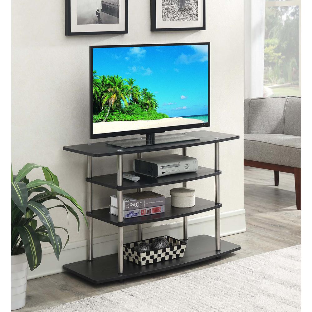 Designs2Go No Tools Wide Highboy TV Stand