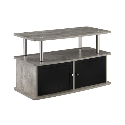 Designs2Go TV Stand with 2 Storage Cabinets and Shelf, R5-261